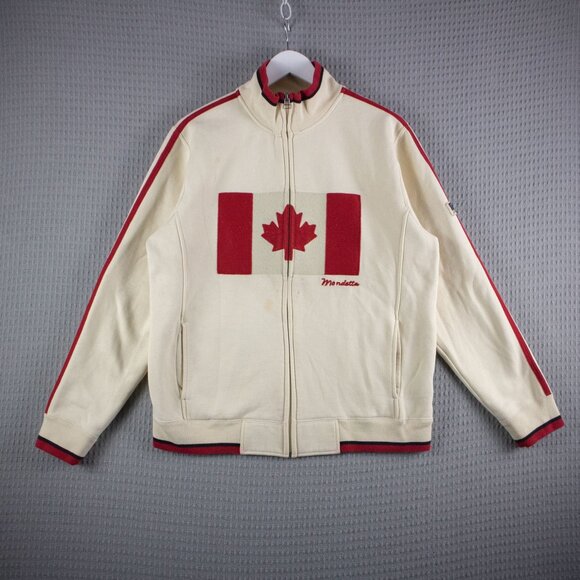 Mondetta Embroidered Canada Track Jacket Mens Large - Picture 1 of 8